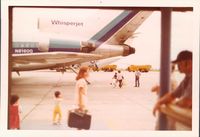 N8160G @ MUGM - At the GTMO (Guantanamo Bay) Naval Air Station 1974 - by Greg Dyro