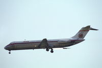 EC-BIM @ EHAM - Iberia Douglas DC-9-32 on approach to Schiphol airport, the Netherlands, 1982 - by Van Propeller