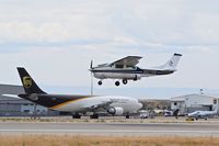 N8273M @ KBOI - Landing RWY 10R.