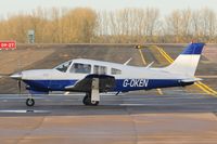 G-OKEN @ EGSH - Arriving at Norwich. - by keithnewsome