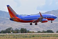 N7715E @ KBOI - Landing RWY 10R. - by Gerald Howard