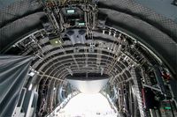F-RBAJ @ LFBD - Airbus A400M Atlas, Cargo compartment door, Bordeaux-Mérignac Air Base 106 (LFBD-BOD) Open day 2017 - by Yves-Q