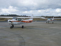 EI-CCM - Waterford Airport 19th April 2013 with EI-BMN (now with National Flight Centre, Weston) and  a former sister ship (both ex- Iona National Airways and still wearing the Iona colours).