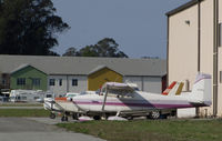N7181A @ KWVI - Locally-based straight-tailed 1956 Cessna 172 Skyhawk @ Watsonville Municipal Airport, CA - by Steve Nation