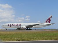 A7-BBA @ NZAA - on taxyway for departure back to Doha - by magnaman
