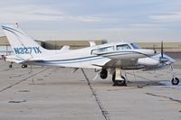 N3271X @ KBOI - Parked on south GA pad. First Cessna I have seen with an IR / camera pod attached. - by Gerald Howard