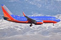 N473WN @ KBOI - Landing RWY 10L. - by Gerald Howard