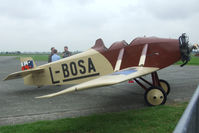 OK-BOS @ EBFN - Replica first flown in 2007 with Walter engine from 1923 at the Koksijde Air Day in 2008. - by Jef Pets