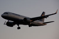 D-AINE @ EGLL - On approach at sunrise. - by Howard J Curtis