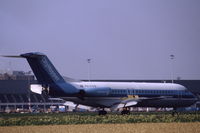 PH-CHB @ EHAM - NLM CityHopper Fokker F28 landing at Schiphol airport, the Netherlands, 1982. - by Van Propeller