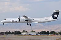 N426QX @ KBOI - Landing RWY 28L. - by Gerald Howard