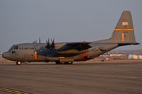 92-1535 @ KBOI - Taxiing onto the NIFC ramp at dusk. 153rd AW, WY ANG. - by Gerald Howard