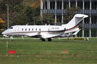 CS-CHD @ EGLF - CS CHD - Netjets Europe Bombardier taxing from runway 06 at Farnborough - by dave226688