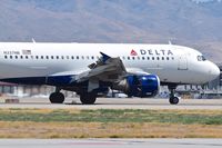 N337NB @ KBOI - Landing roll out with reverse thrusters working. - by Gerald Howard