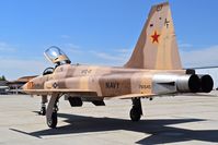 761545 @ KBOI - Parked on the south GA ramp.  VFC-13  “Saints”  NAS Fallon, NV.