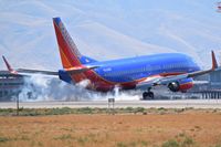 N636WN @ KBOI - Touch down on RWY 10R.