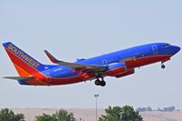 N202WN @ KBOI - Departing RWY 28R. - by Gerald Howard