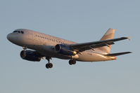 G-EUPA @ EGLL - On approach at dawn. Still in the firefly scheme. - by Howard J Curtis