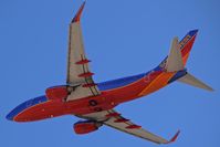 N904WN @ KBOI - Departing RWY 28L. - by Gerald Howard