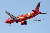 OO-SNA @ LLBG - Tail picture of the Red-Devils livery for Brussels-Airlines Airbus. - by ikeharel