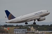 N818UA @ KBOI - Departing RWY 28L. - by Gerald Howard