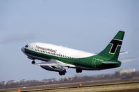 PH-TVS @ EHAM - Transavia Holland Boeing 737-2K2 taking off from Schiphol airport, the Netherlands, 1981 - by Van Propeller