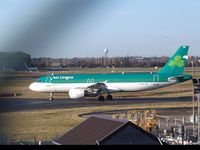 EI-DEH @ EGBB - Lining up on runway 33 at Birmingham Airport. - by Luke Smith-Whelan