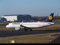 D-AIUM @ EGBB - Lining up on runway 33 at Birmingham Airport.