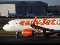 G-EZOC @ EGBB - Lining up on runway 33 at Birmingham Airport.