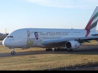 A6-EUZ @ EGBB - Lining up on runway 33 at Birmingham Airport.