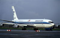 SU-DAA @ EHAM - ZAS Airline of Egypt Boeing 707-328C on the platform of Schiphol-Oost, the Netherlands, 1982