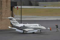 N702JB @ KTRI - Just landed and pulling in to park at Tri-Cities Airport (KTRI) in Blountville, TN.