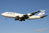 4X-ELE @ EGLL - On approach - by Howard J Curtis