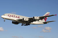 A7-APA @ EGLL - On approach - by Howard J Curtis