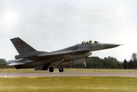 FA-34 @ EGUN - Landing following display, Mildenhall May 1985 - by Goat66
