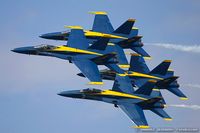 161967 @ KOQU - F/A-18A Hornet 161967 C/N 0183 from Blue Angels Demo Team  NAS Pensacola, FL