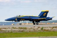 161975 @ KOQU - F/A-18A Hornet 161975 C/N 0194 from Blue Angels Demo Team  NAS Pensacola, FL - by Dariusz Jezewski www.FotoDj.com