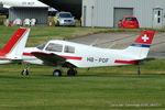 HB-POF @ EGSC - at Cambridge - by Chris Hall