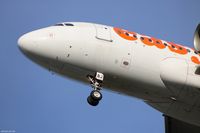 G-EZBJ @ LFBD - EasyJet A319 on final approach runway 23 at Bordeaux Airport - by Arthur CHI YEN