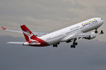 VH-QPJ @ YSSY - INTO THE RAINBOW - by Bill Mallinson