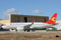 LZ-CMA @ LMML - Airbus A320 LZ-CMA freshly painted for Tianjin Airlines - by Raymond Zammit