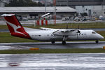 VH-SBV @ YSSY - TAXI TO A WET 16R - by Bill Mallinson