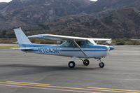 N704JH @ SZP - 1976 Cessna 150M, Continental O-200 100 Hp, taxi to Rwy 04 - by Doug Robertson