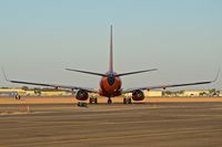 N438WN @ KBOI - Turning onto Alpha from the ramp. - by Gerald Howard