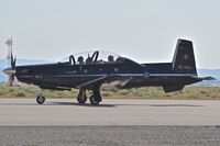 156122 @ KBOI - taxiing from the south GA ramp. No.2 CFFTS, Moose Jaw, Saskatchewan, Canada. - by Gerald Howard