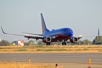 N725SW @ KBOI - Landing RWY 10R. - by Gerald Howard
