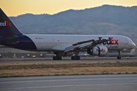 N905FD @ KBOI - Landing roll out on RWY 10R. - by Gerald Howard