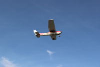 N714HH @ SZP - 1977 Cessna 150, Continental O-200 100 Hp, takeoff climb Rwy 04 - by Doug Robertson