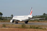 F-HBNK @ LFBD - Airbus A320-214, Lining up rwy 05, Bordeaux Mérignac airport (LFBD-BOD) - by Yves-Q
