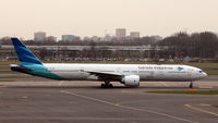 PK-GIE @ EHAM - Garuda, wonderful Indonesia on fuselage - by Jan Buisman